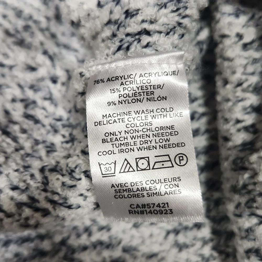 NWT  Loft outlet XL Short Sleeve Sweater Marled Gray - Picture 6 of 10